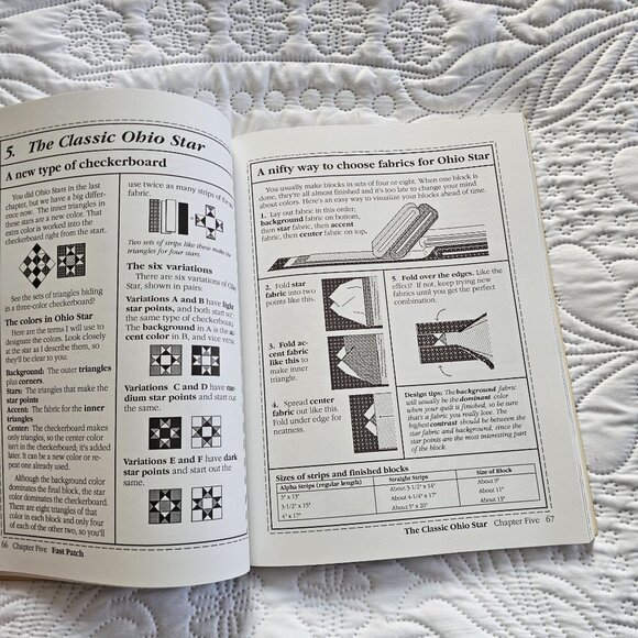 Fast Patch: A Treasury Of Strip Quilt Projects By Anita Hallock, Signed - Picture 14 of 15